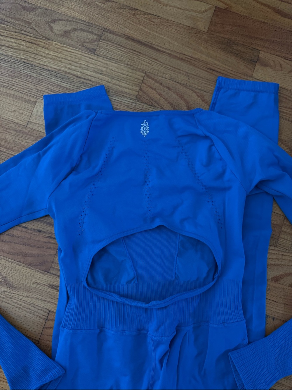Free People Movement Good Karma Long Sleeve Onesie Bodysuit